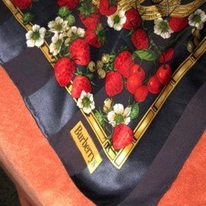 Burberrys vintage silk scarf. (Special promotion )